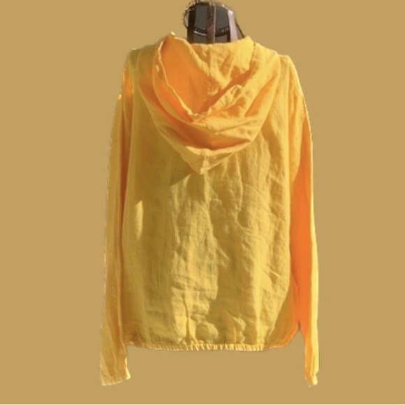 Juicy Couture Washed Linen Hooded Jacket - Picture 2 of 11